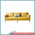 Wholesale Home Furniture Fabric Sofa Wodern Frame Hotel Sofa Couch with Armrest 3 Seater